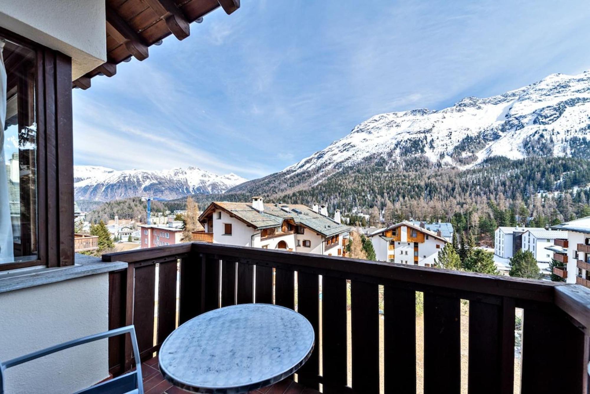 Ferienwohnung Chesa Arlas - St. Moritz Exterior foto